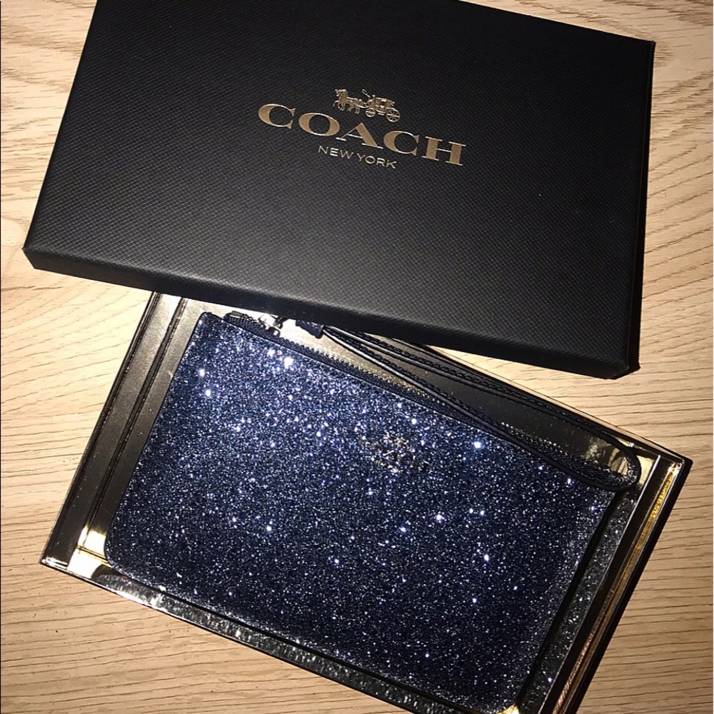 COACH Star Glitter Small Wristlet -New In Box!